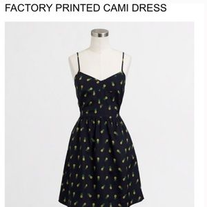 Jcrew Factory Pineapple Cami Dress